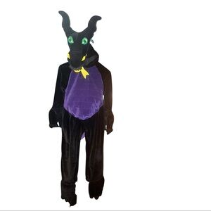 Disney store Rare Maleficent Dragon Costume toddler kids 4-6 halloween